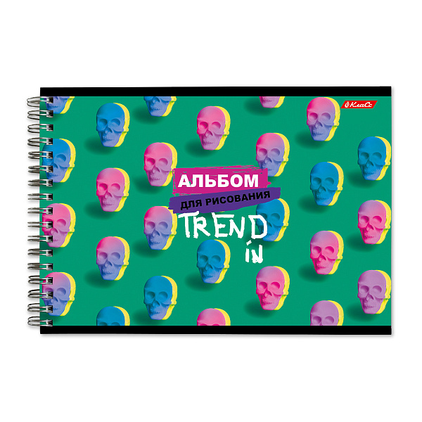 Альбом д/рис. 40 л. на гребне "Игры разума" 100 г/м2 A4 29 х 20.5 см. 000238 "Светоч"