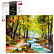 Алмазная мозаика 40*50 см "ЛЕСНАЯ ПРОХЛАДА" (24 цветов страз, холст на подрамнике с напечатенной картиной, покрытый клеевым слоем и защитной пленкой, пакет