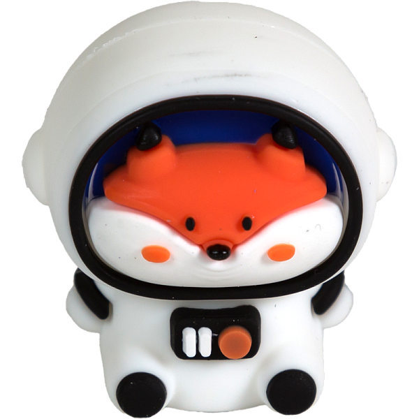 Точилка 1 отв. deVENTE. Space Team, пластиковая с покрытием Soft 