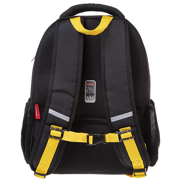 Рюкзак Hatber ERGONOMIC light-Скорость и мощь- 38Х29Х15см EVA материал нагрудная стяжка светоотраж. 2 отделения 2 кармана и 1 потайной на спинке