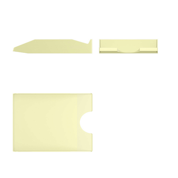 Лоток горизонтальный ErichKrause® Office, Pastel, желтый