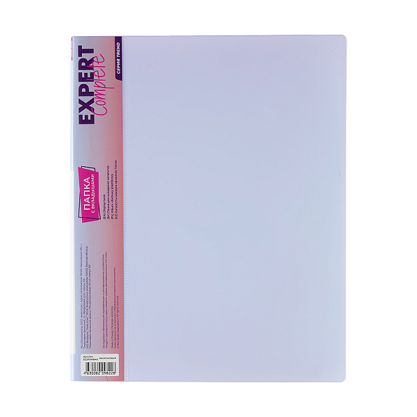 Папка 40ф А4 "Expert Complete" Trend Pastel "Pastel"  600 мкм 20 мм диагональ васильковый EC27041840