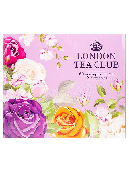 8 Марта Чай 8 видов чая, 60 конвертов London tea club