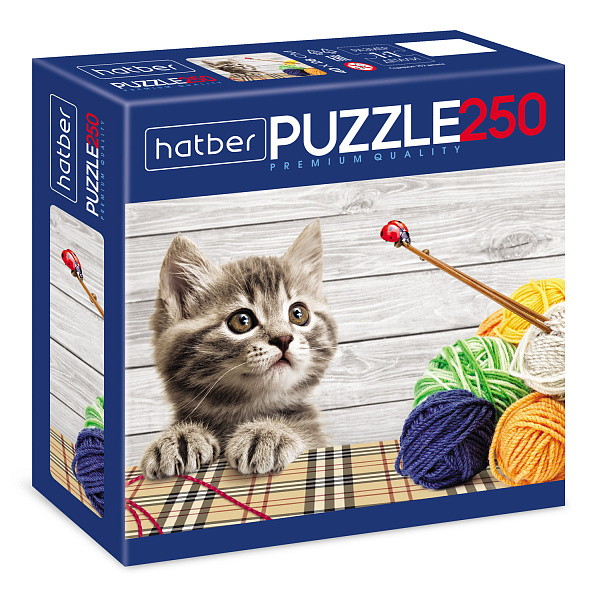 ПАЗЛЫ 250 эл. А3 400х280мм  -Пушистик-"Premium" 