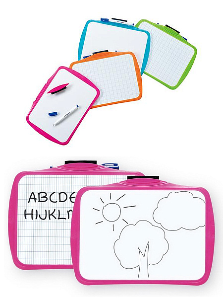 Набор KEYROAD: белая маркерная доска 29X20.5X0.4см, маркер, губка, ассорти, европодвес