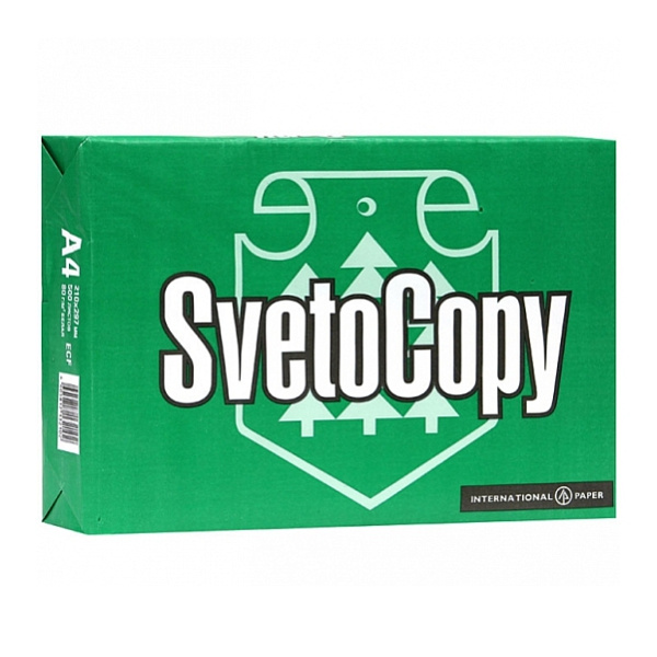 Бумага А4 "Sveto Copy" 106мкм 80  гр/м 500 листов, бел. CIE 146%  (кл. "С")