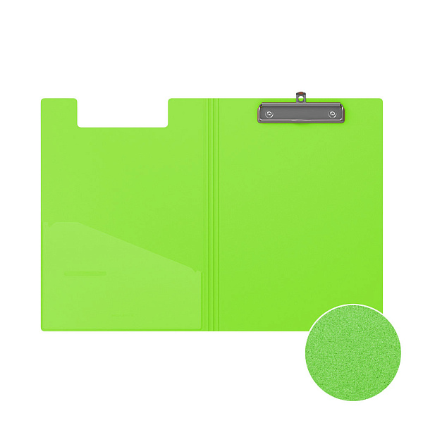 Папка-планшет с зажимом ErichKrause Matt Neon, А4, ассорти 
