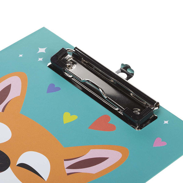 Планшет с зажимом А5 Hatber "Happy Dog" мат.ламин.