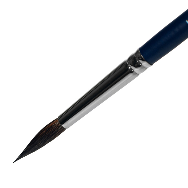 Кисть для акварели VanGogh 121 белка сибирская круглая ручка короткая №5