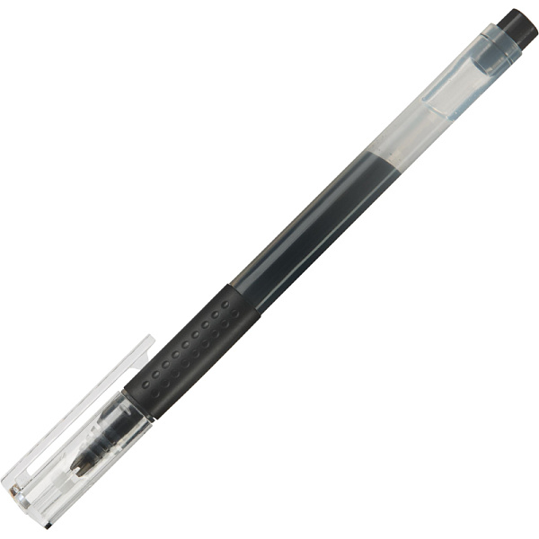 Ручка гелевая 0,5 мм M&G T4, ЧЕРНАЯ с манжет,  AGPV3441
