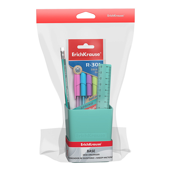 Набор настольный ErichKrause® Base, Pastel Mint, мятный