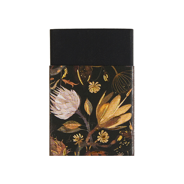 Ластик "Flora.Black night" СУПЕРМЯГКИЙ, черный