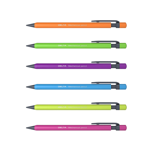 Карандаш автомат. 0,5 мм ErichKrause® Delta с ласт. желт. корп. 