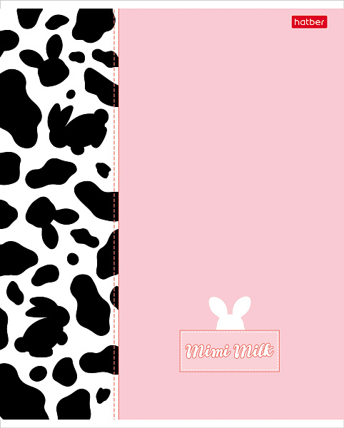 Тетрадь 48 л. кл. "Mimimilk" на скобе, скругл.углы 