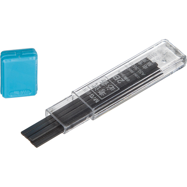 Набор грифелей 6 шт. M&G"0,9 мм  2B ASL362011109L7C