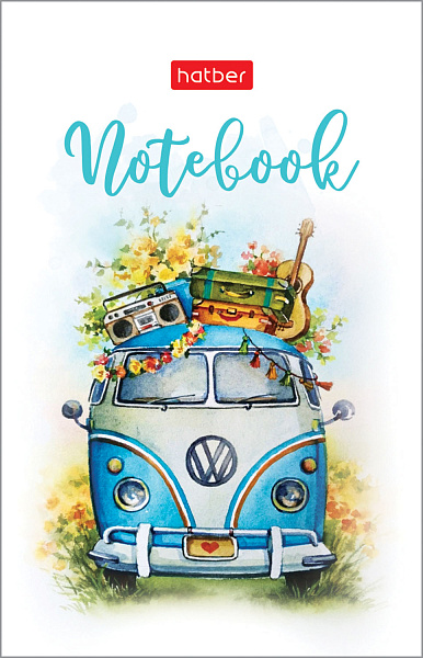 Блокнот 48л А7ф 65х100мм 3-х цв. блок клетка Обл. мел.бумага ламинация на клею серия -Навстречу лету!-