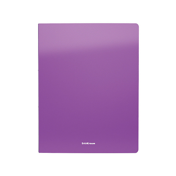 Папка файловая пластиковая ErichKrause® Diagonal Vivid, c 20 карманами, A4, ассорти (в пакете по 4 шт.)