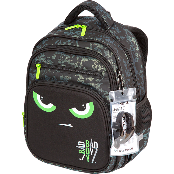 Рюкзак "deVENTE. Grade. Bad Boy" школьный жесткий 37x28x16 см (16 л) вес 700 г, 1 отд. на молнии с р