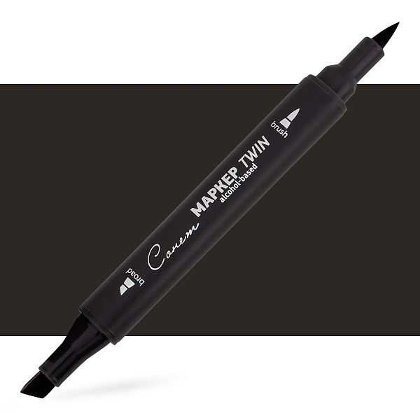 Маркер Twin Brush спиртовой Сонет, теплый серый 9