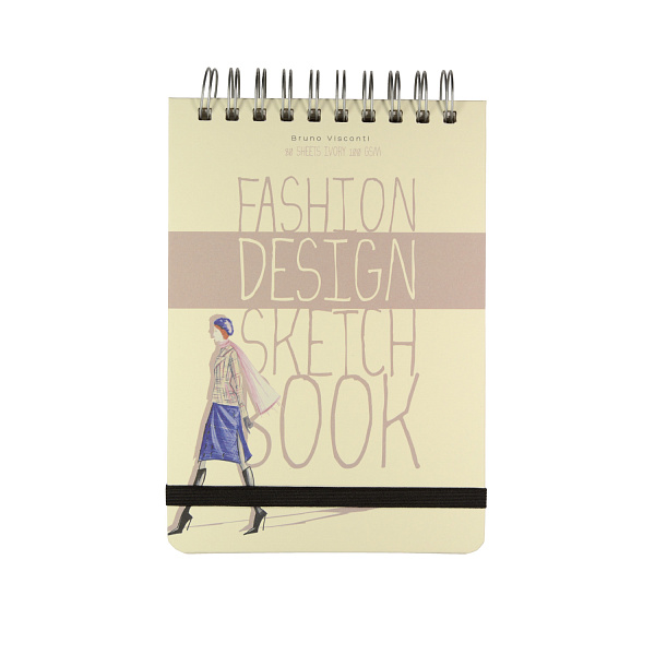 SKETCHBOOK 147х210 мм 80 л. БЕЖЕВЫЙ 100 гр НА ГРЕБНЕ (4 ВИДА)