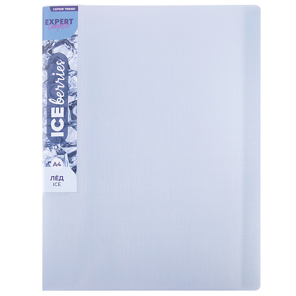 Папка 20ф А4 "Expert Complete" Trend ICEberries 600 мкм  20 мм  1 шт. лёд