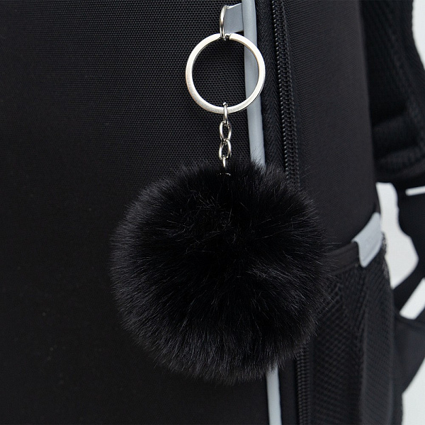 Рюкзак школьный (/1 черный - лаванда)