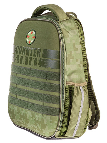 Рюкзак Hatber ERGONOMIC light-Military- 38х29х12,5см EVA материал светоотраж. 1 отделение 2 кармана и 1 потайной на спинке в комплекте с термосумкой