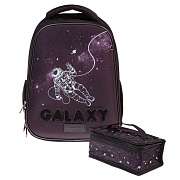 Рюкзак Hatber ERGONOMIC light -Galaxy- 38Х29Х15см EVA материал нагрудная стяжка светоотраж. 2 отделе