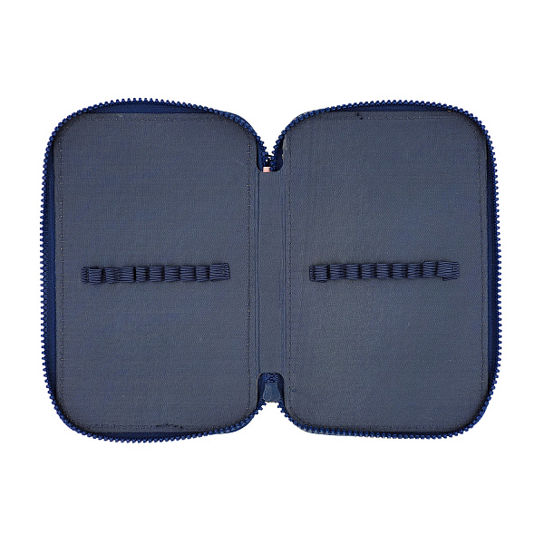 Пенал 2секц. 200*130 "UNICORN" синий