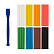 Пластилин 8 цв. восковой со стеклом "Цветик", 120г в карт.кор.