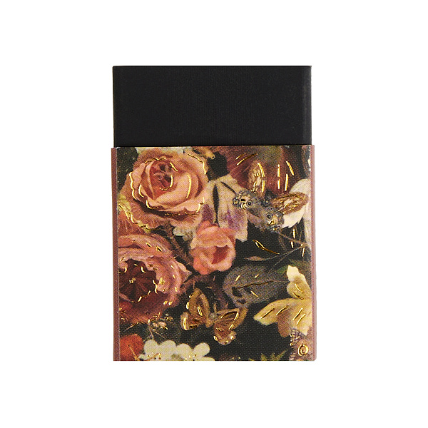 Ластик "Flora.Black night" СУПЕРМЯГКИЙ, черный