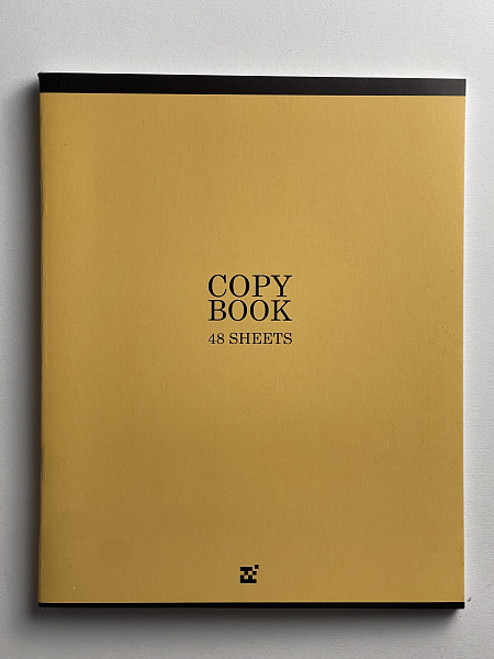 Тетрадь 48 листов, клетка, обложка мелованный картон, блок офсет, желтая