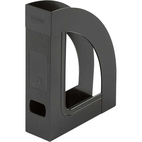 Лоток для бумаг вертикальный черный 70мм