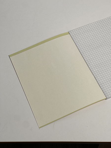 Тетрадь 48 листов, клетка, обложка мелованный картон, блок офсет, желтая