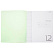 Тетрадь 12 листов в клетку, пластиковая обложка "Зелёная" 60-65г/кв.м