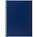 Тетрадь 80 листов в клетку Пластиковая обложка на гребне CANVAS Синяя 
