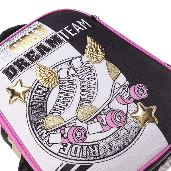 Рюкзак Hatber ERGONOMIC light-Команда мечты- 38Х29Х15см EVA материал нагрудная стяжка светоотраж. 2 отделения 2 кармана и 1 потайной на спинке