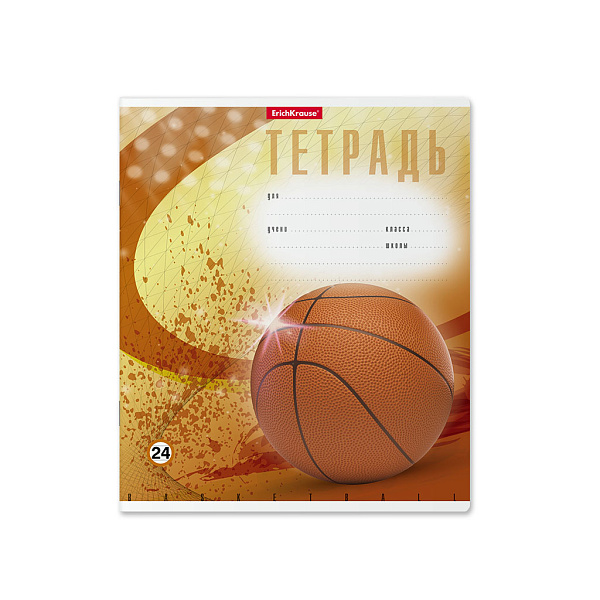 Тетрадь 24 листа в линию "Мяч в игре" ErichKrause®