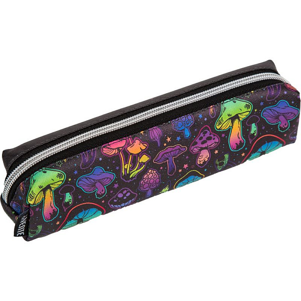 Пенал "deVENTE. Magic Mushroom" 21x4x4 см, прямоугольный для 40 пр. на молнии, искусственная кожа до -40C с антивандальной фактурой, с подкладом