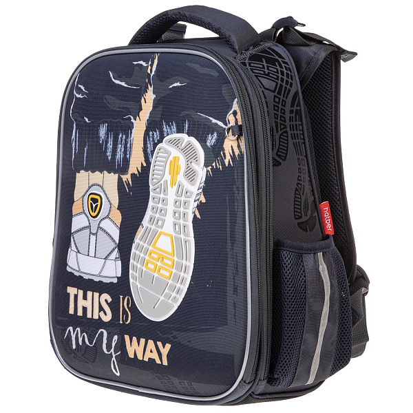 Рюкзак Hatber ERGONOMIC Classic-My way- 37Х29Х17 см EVA материал светоотраж. 2 отделения 2 кармана