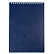 Блокнот А5 80 л. кл. на гребне CANVAS Синий Пластиковая обложка 
