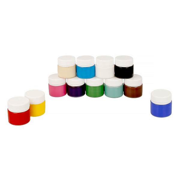 Акрил 12 цв. 20 мл. "VISTA-ARTISTA" idea для декора матовая, набор