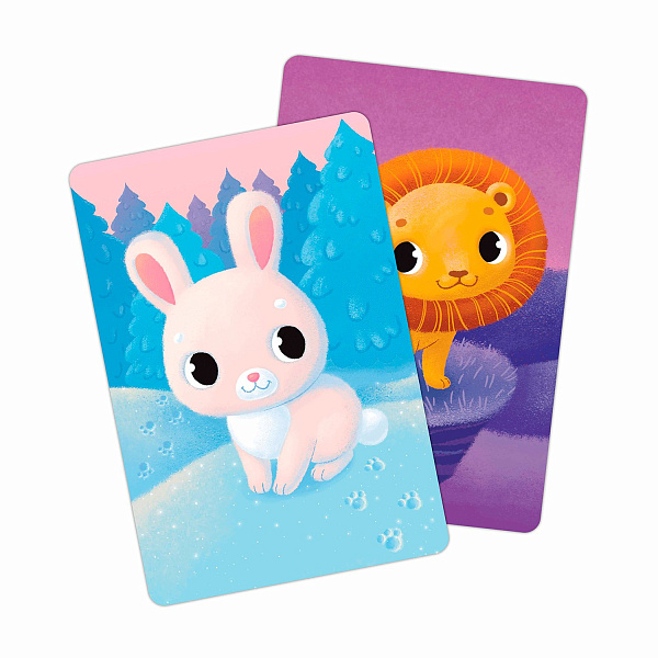 Игра карточная. Мемори для малышей. Животные. 30 карточек. 8х12 см. ГЕОДОМ