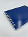Блокнот А6 (99 х 136 мм) 32л.кл.на гребне Синяя,обл.дизайнерский картон,блок офсет