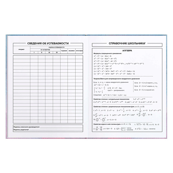 Дневник 1-11 кл. 48 л. тв.переплет "КОШКА-КРАСАВИЦА" тиснение голографической фольгой, глянцевая ламинация, печать в одну краску