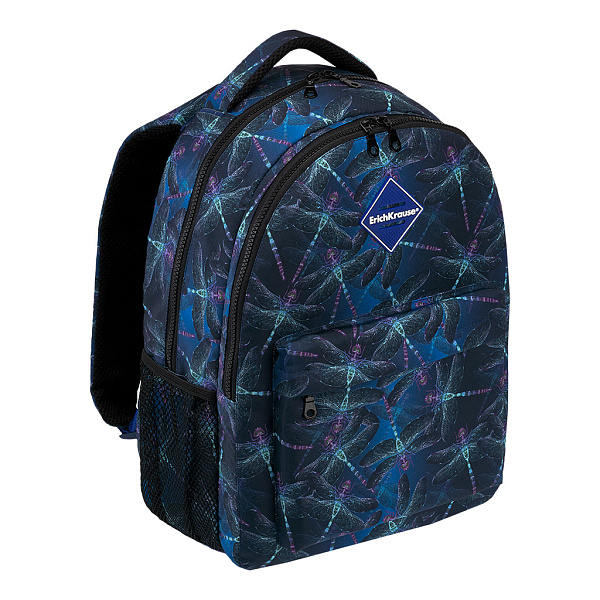 Рюкзак ErichKrause EasyLine® с двумя отделениями 20L Neon Dragonflies