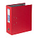 Папка-регистратор 125 мм "Expert Complete" Classic A4 PVC арочный механ. лён красный