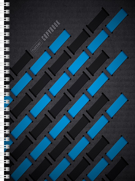 Тетрадь А5 96 листов в клетку на гребне, "Обратная связь", обложка мелованный картон, 60 г/м2