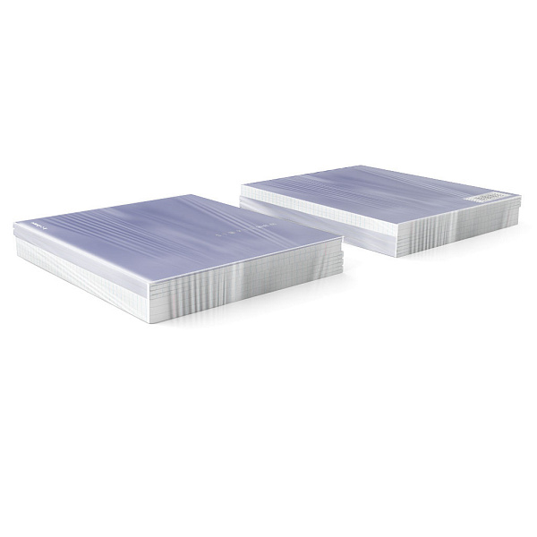 Тетрадь 48 листов в клетку "Simple Color", синий, ламинация soft-touch+выборочный УФ-лак ErichKrause 