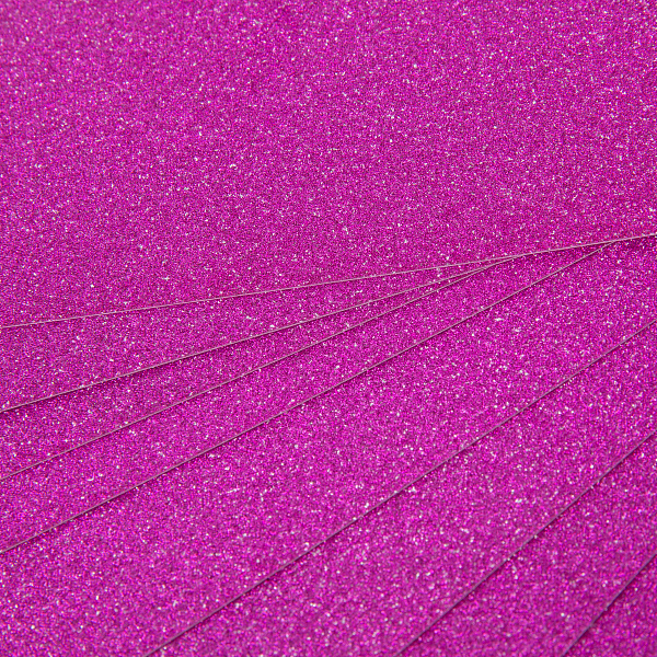 Бумага цветная глиттерная "VISTA-ARTISTA"  250 г/м2 A4 21 х 29.7 см. 04 - фуксия (fuchsia)